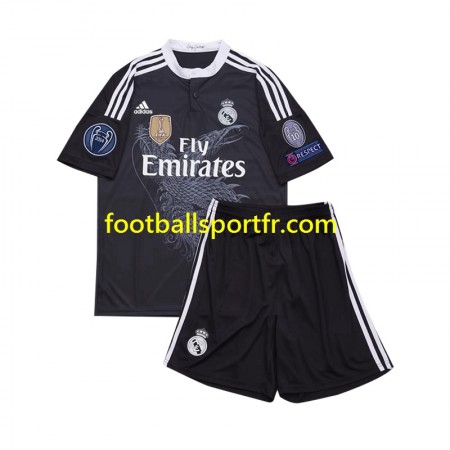 Tenue Real Madrid 2014 Retro Enfant Troisieme Maillot de Foot